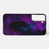 Coque Samsung Galaxy Rose éffrayant en matière noire, araignées noires (Verso Horizontal)