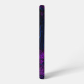 Coque Samsung Galaxy Rose éffrayant en matière noire, araignées noires (Côté gauche)