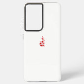 Coque Samsung Galaxy Rose Madder, design floral Thunderbird (Verso)