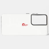 Coque Samsung Galaxy Rose Madder, design floral Thunderbird (Côté gauche)