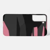 Coque Samsung Galaxy Rose Noir et Gris (Verso Horizontal)