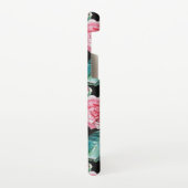 Coque Samsung Galaxy Rose Pink Cabbage Vintage Roses floral Girls Name (Côté gauche)