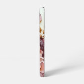 Coque Samsung Galaxy Rose rose et ivoire (Côté gauche)