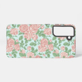 Coque Samsung Galaxy Rose rose Jardin Bouquet Motif (Verso Horizontal)