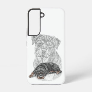 Coque Samsung Galaxy Rottweiler Chien Art