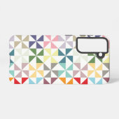 Coque Samsung Galaxy Roue géométrique colorée (Verso Horizontal)
