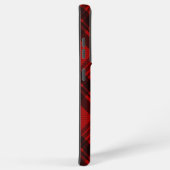 Coque Samsung Galaxy Rouge moderne et noir (Côté droit)