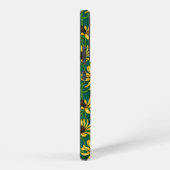 Coque Samsung Galaxy Rudbekia jaune sur vert foncé (Côté droit)