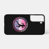 Coque Samsung Galaxy Running Mindset - Citation d'endurance de la fille (Verso Horizontal)
