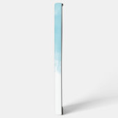 Coque Samsung Galaxy Rustique Élégant Bleu & Blanc Sarcelle (Côté gauche)
