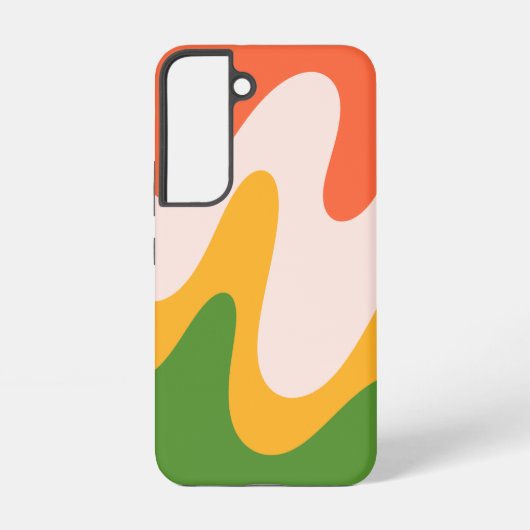 Coque Samsung Galaxy S22 Formes Fluides Ondulées A (Verso)