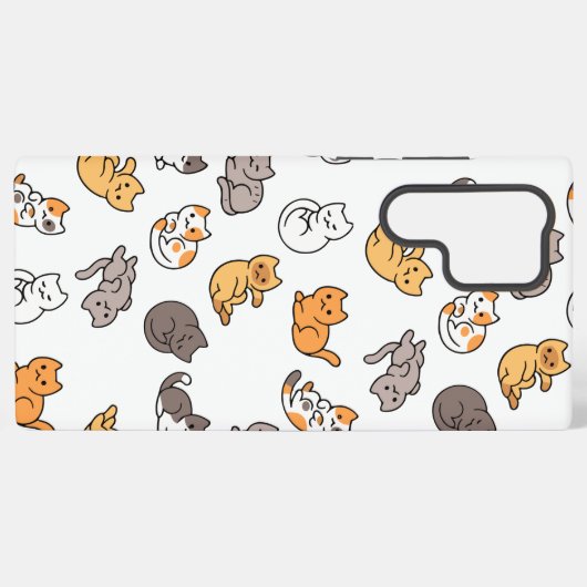 Coque Samsung Galaxy S23 coque avec mes chats 🐾 coque 📱 (Verso Horizontal)