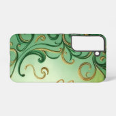 Coque Samsung Galaxy Saint Patrick's Day, régal vert/or (Verso Horizontal)