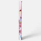 Coque Samsung Galaxy Sakura rose sur la peinture Arrière - plan (Côté gauche)