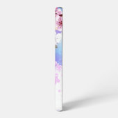 Coque Samsung Galaxy Sakura rose sur la peinture Arrière - plan (Côté gauche)