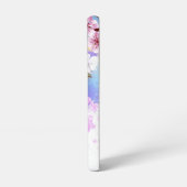 Coque Samsung Galaxy Sakura rose sur la peinture Arrière - plan (Côté gauche)