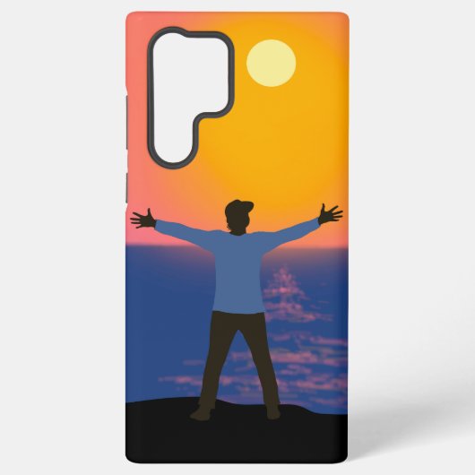 Coque Samsung Galaxy Salutation au soleil (Verso)