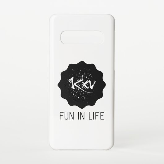 Coque Samsung Galaxy Samsung Galaxy S10 Enveloppe Fun est le logo en di (Dos)