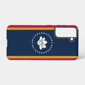 Coque Samsung Galaxy Samsung Galaxy S21 Case Flag of Mississippi (Verso Horizontal)