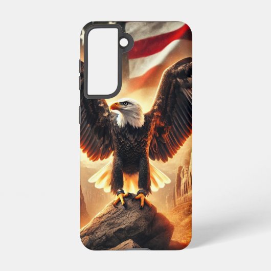 Coque Samsung Galaxy Samsung Galaxy S21 Coque American Eagle (Verso)