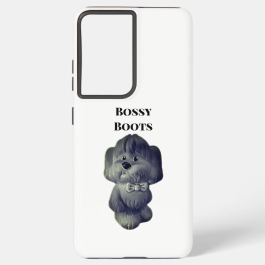 Coque Samsung Galaxy samsung galaxy s21 coque Bossy Boots design (Verso)