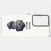 Coque Samsung Galaxy samsung galaxy s21 coque Bossy Boots design (Côté gauche)