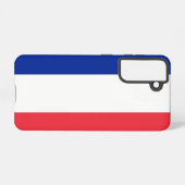 Coque Samsung Galaxy Samsung Galaxy S21 Coque Drapeau de France (Verso Horizontal)