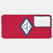 Coque Samsung Galaxy Samsung Galaxy S21 Plus Coque Drapeau de l'Arkansa (Verso Horizontal)