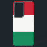 Coque Samsung Galaxy Samsung Galaxy S21 Ultra Coque avec drapeau de Hon<br><div class="desc">Transformez votre Samsung Galaxy S21 Ultra en symbole de fierté hongroise avec notre couverture exclusive avec le drapeau de la Hongrie ! Réalisée avec une attention minutieuse aux détails, cette couverture célèbre le riche patrimoine culturel de la Hongrie. Le design affiche fièrement le motif tricolore emblématique de bandes horizontales rouges,...</div>