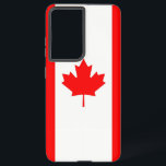 Coque Samsung Galaxy Samsung Galaxy S21 Ultra Coque avec drapeau du Can<br><div class="desc">Améliorez votre Samsung Galaxy S21 Ultra grâce à notre couverture téléphonique exclusive avec le drapeau du Canada! Réalisée avec une attention minutieuse aux détails, cette couverture téléphonique présente fièrement le design emblématique du drapeau canadien. Le drapeau est orné d'un champ rouge avec un carré blanc au centre, contenant une feuille...</div>