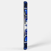 Coque Samsung Galaxy Samsung Galaxy S21 Ultra Coque Bleu Blanc Couleurs (Côté droit)