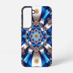 Coque Samsung Galaxy Samsung Galaxy S22 Coque avec couleurs argentines