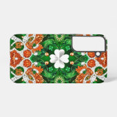 Coque Samsung Galaxy Samsung Galaxy S22 Coque avec couleurs irlandaises (Verso Horizontal)
