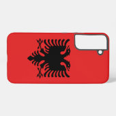 Coque Samsung Galaxy Samsung Galaxy S22 Plus Coque Drapeau de l'Albanie (Verso Horizontal)