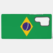 Coque Samsung Galaxy Samsung Galaxy S22 Ultra Coque avec drapeau brésil (Verso Horizontal)