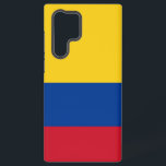Coque Samsung Galaxy Samsung Galaxy S22 Ultra Coque avec drapeau Colomb<br><div class="desc">Transformez votre Samsung Galaxy S22 Ultra avec notre couverture téléphonique exclusive avec le drapeau de la Colombie ! Réalisée avec une attention minutieuse aux détails, cette couverture téléphonique présente fièrement le design dynamique du drapeau colombien. Le drapeau comporte trois bandes horizontales (jaune, bleu et rouge), la bande jaune représentant la...</div>