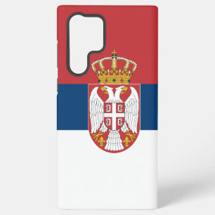 Coque Samsung Galaxy Samsung Galaxy S22 Ultra Coque avec drapeau serbe