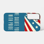 Coque Samsung Galaxy Samsung galaxy s22 USA flag case (Verso Horizontal)