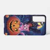 Coque Samsung Galaxy Samsung S21 FE 5G Coque avec le mignon chat (Verso Horizontal)