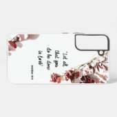 Coque Samsung Galaxy Samsung S22 Phone Case Bible verse sur l'amour (Verso Horizontal)