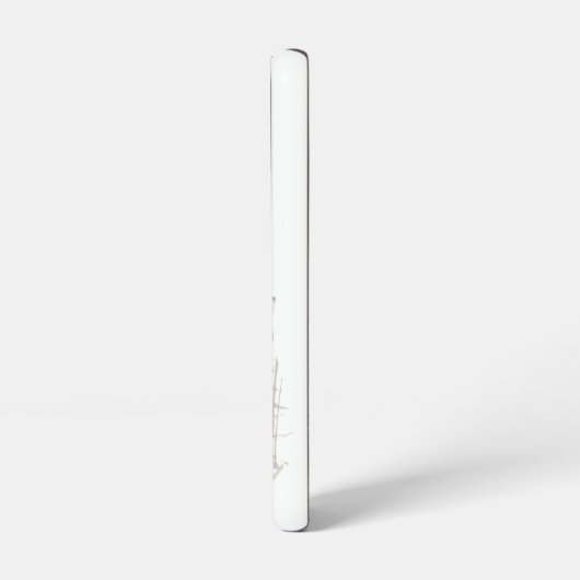 Coque Samsung Galaxy Samsung S22 Plutôt Blanc Initiales Chat (Côté gauche)