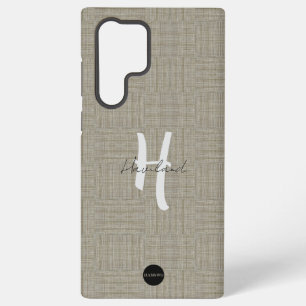 Coque Samsung Galaxy SamsungCase avec un look de lin naturel HAMby