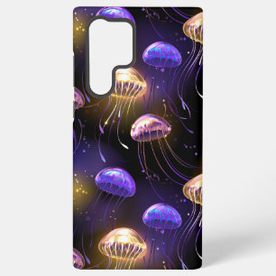 Coque Samsung Galaxy Sans couture avec des méduses lumineuses