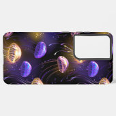 Coque Samsung Galaxy Sans joint avec méduse éclatante (Côté gauche)