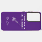 Coque Samsung Galaxy Sans peinture avec un anesthésiste, anesthésiologi (Verso Horizontal)