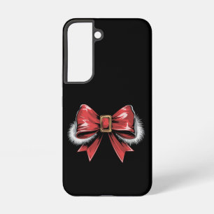 Coque Samsung Galaxy Santa Bow Noël Santa Coquette Noël Fêtes de fin d'