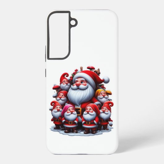 Coque Samsung Galaxy Santa Claus (Verso)