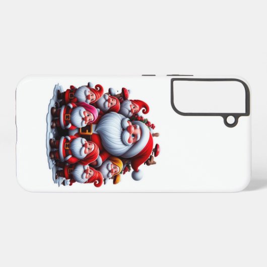 Coque Samsung Galaxy Santa Claus (Verso Horizontal)