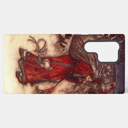 Coque Samsung Galaxy Santa Claus Arthur Rackham (Verso Horizontal)