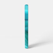 Coque Samsung Galaxy Satin turquoise (Côté gauche)